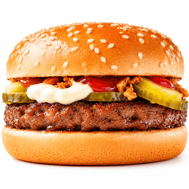 Hamburger van het huis