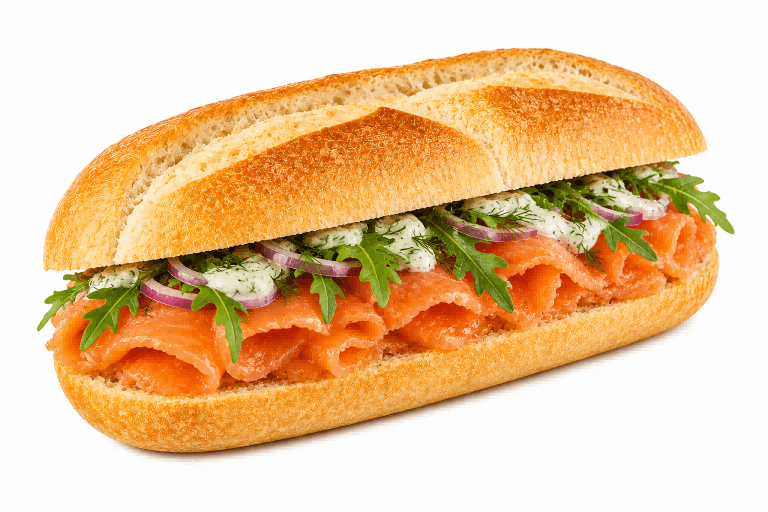 Italiaanse gerookte zalm