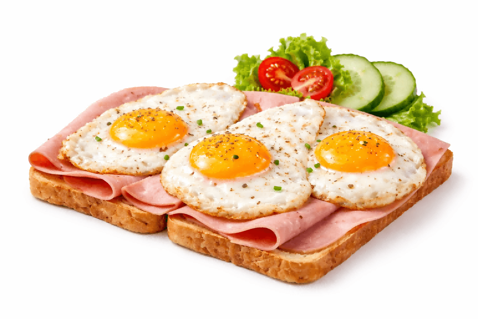 Uitsmijter ham